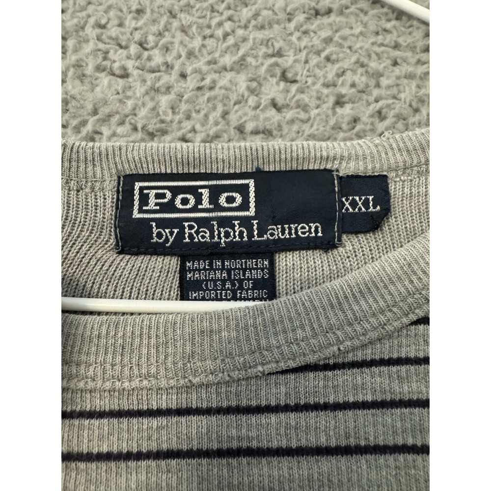 POLO By RALPH LAUREN Shirt Striped‎ XXL Cotton WHERE'S WALDO Vintage COTTON - Picture 2 of 7